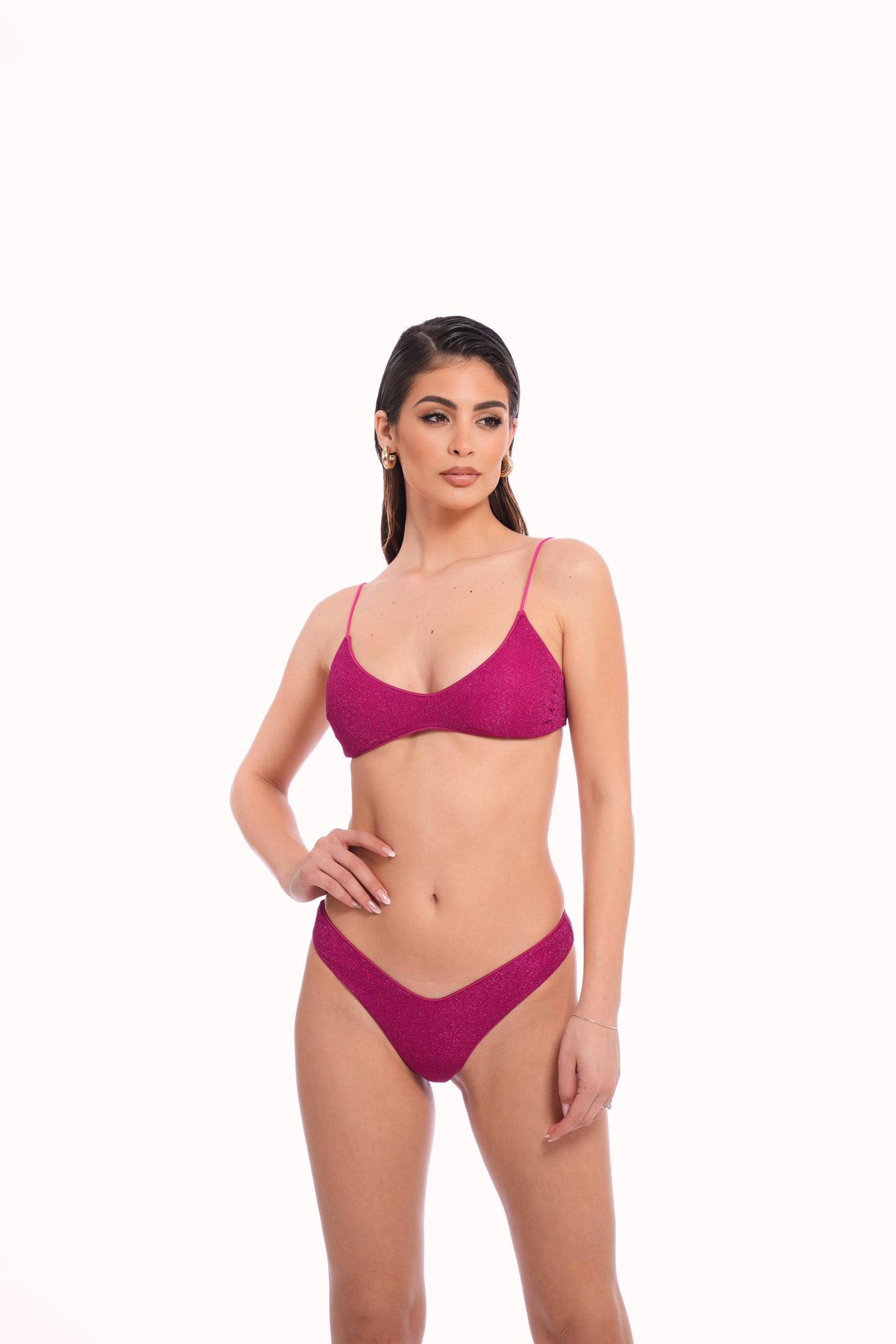 Corpetto Miami Glitter Magenta