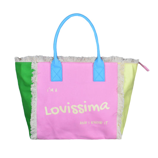 Beach Bag I'M LOVISSIMA RAIMBOW