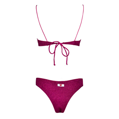 Corpetto Miami Glitter Magenta