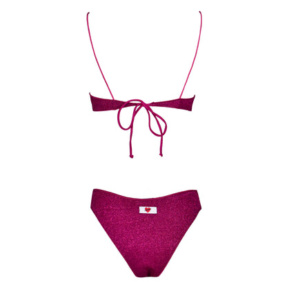Corpetto Miami Glitter Magenta