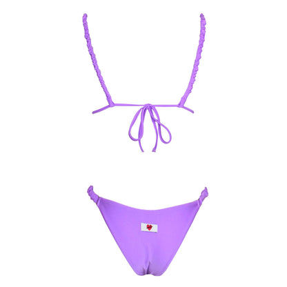 Triangolo Satin Scrunchies Orchidea
